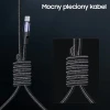 Кабель Usams US-SJ551 U71 PD | FC USB-C to 2xUSB-C 100W 1.2m Black (SJ551USB01)