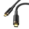 Кабель Usams US-SJ553 U72 PD Thunderbolt 3 USB-C to USB-C 100W 5A 80cm Black (SJ553USB01)