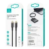 Кабель Usams US-SJ553 U72 PD Thunderbolt 3 USB-C to USB-C 100W 5A 80cm Black (SJ553USB01)