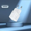 Мережевий зарядний пристрій Usams UX Series T45 PD 30W USB-C White with USB-C to Lightning Cable (UXTZH02)