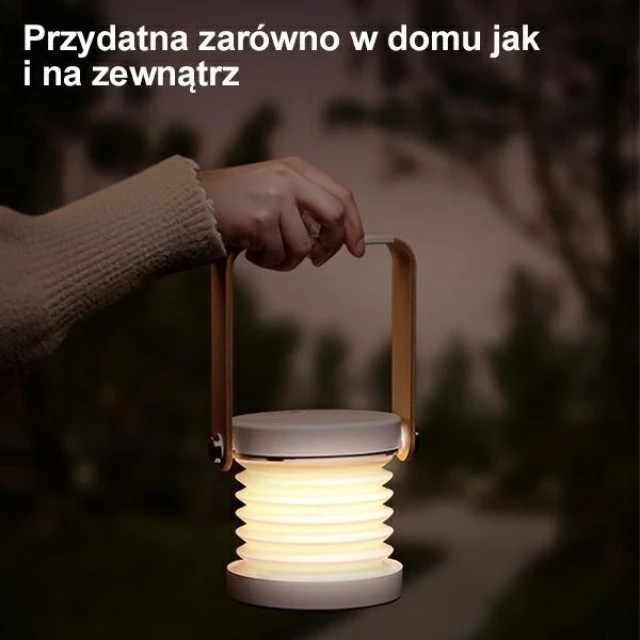 Лампа ночтник Usams ZB249 Moonlight Series White (ZB249YH01)