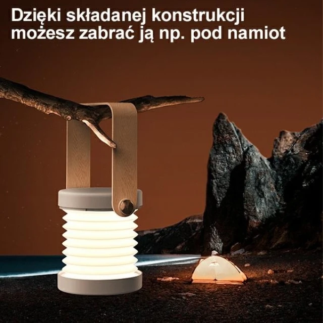 Лампа ночтник Usams ZB249 Moonlight Series White (ZB249YH01)