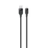 Кабель Usams US-SJ565 Lithe FC USB-A to Lightning 2.4A 1.2m Black (SJ565USB01)