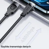 Кабель Usams US-SJ565 Lithe FC USB-A to Lightning 2.4A 1.2m Purple (SJ565USB03)
