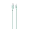 Кабель Usams US-SJ565 Lithe FC USB-A to Lightning 2.4A 1.2m Green (SJ565USB04)