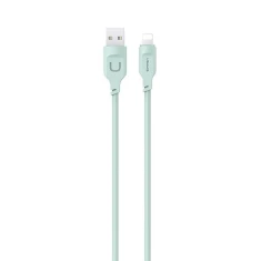 Кабель Usams US-SJ565 Lithe FC USB-A to Lightning 2.4A 1.2m Green (SJ565USB04)