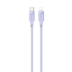 Кабель Usams US-SJ566 Lithe PD | FC USB-C to Lightning 20W 1.2m Purple (SJ566USB03)