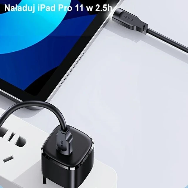 Кабель Usams US-SJ567 Lithe PD | FC USB-C to USB-C 100W 1.2m White (SJ567USB02)