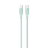 Кабель Usams US-SJ567 Lithe PD | FC USB-C to USB-C 100W 1.2m Green (SJ567USB04)