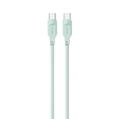 Кабель Usams US-SJ567 Lithe PD | FC USB-C to USB-C 100W 1.2m Green (SJ567USB04)