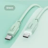 Кабель Usams US-SJ567 Lithe PD | FC USB-C to USB-C 100W 1.2m Green (SJ567USB04)