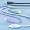 Кабель Usams US-SJ567 Lithe PD | FC USB-C to USB-C 100W 1.2m Green (SJ567USB04)