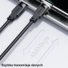 Кабель Usams US-SJ567 Lithe PD | FC USB-C to USB-C 100W 1.2m Green (SJ567USB04)