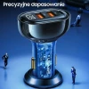 Автомобільний зарядний пристрій Usams US-CC158 PD/QC 125W 2xUSB-A | USB-C Transparent Black (CC158CC01)