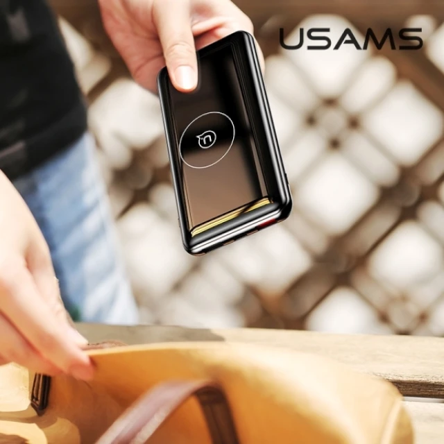 Powerbank Usams PB27 10000mAh QC3.0+PD 10W Fast Charge Black (10KCD8801)