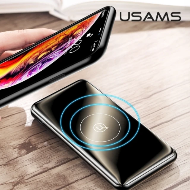 Powerbank Usams PB27 10000mAh QC3.0+PD 10W Fast Charge Black (10KCD8801)