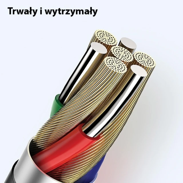 Кабель Usams US-SJ364 U35 FC USB-A to Lightning 2A 1m White (SJ364USB02)