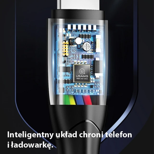 Кабель Usams US-SJ364 U35 FC USB-A to Lightning 2A 1m White (SJ364USB02)
