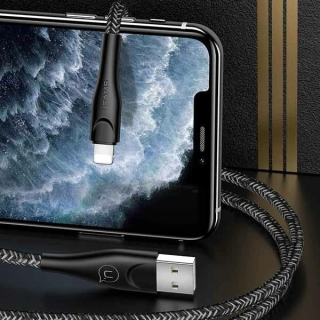 Кабель Usams US-SJ391 U41 FC USB-A to Lightning 2A 1m Red (SJ391USB02)