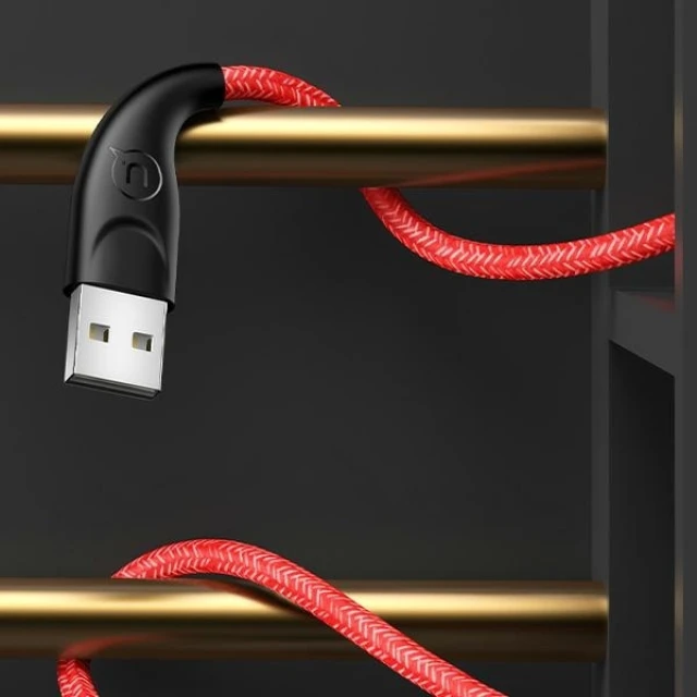 Кабель Usams US-SJ393 U41 FC USB-A to Micro-USB 2A 1m Red (SJ393USB02)