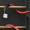 Кабель Usams US-SJ394 U41 FC USB-A to Lightning 2A 2m Red (SJ394USB02)