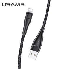 Кабель Usams US-SJ397 U41 FC USB-A to Lightning 2A 3m Black (SJ397USB01)