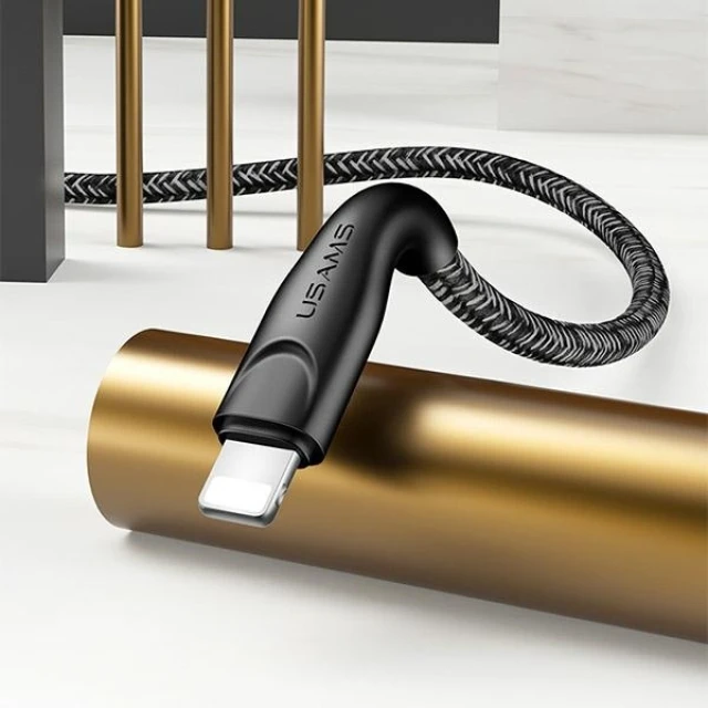 Кабель Usams US-SJ397 U41 FC USB-A to Lightning 2A 3m Red (SJ397USB02)