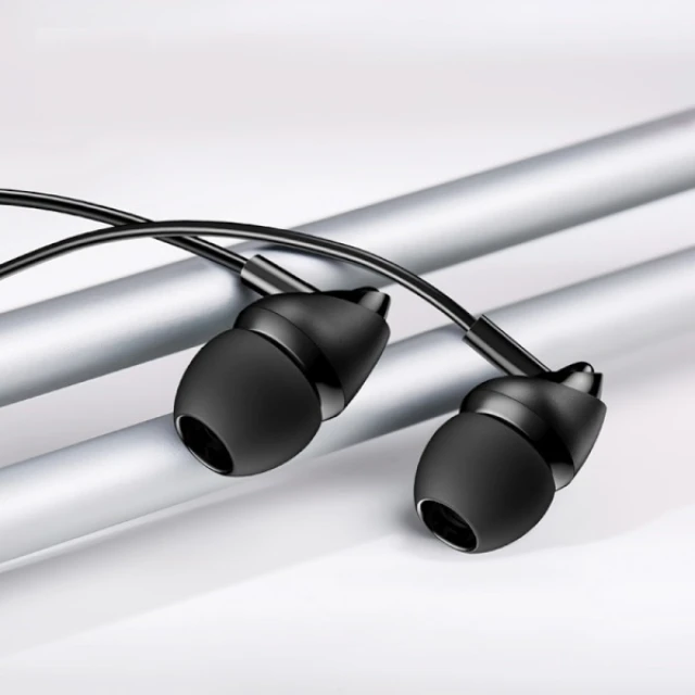 Навушники Usams EP-39 Stereo Earphones 3.5mm Black (HSEP3901)
