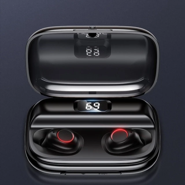 Бездротові навушники Usams YJ Series TWS Bluetooth 5.0 Black (BHUYJ01)