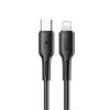 Кабель Usams US-SJ406 U43 PD | FC USB-C to Lightning 30W 1.2m Black (SJ406USB01)