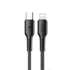 Кабель Usams US-SJ406 U43 PD | FC USB-C to Lightning 30W 1.2m Black (SJ406USB01)