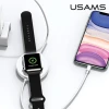 Бездротовий зарядний пристрій Usams US-CC096 USB-A to Lightning 2-in-1 10W Black (CC96WH01)
