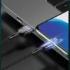 Кабель Usams US-SJ423 U48 Display FC USB-A to Lightning 2A 1.2m Black (SJ423USB01)