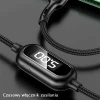 Кабель Usams US-SJ423 U48 Display FC USB-A to Lightning 2A 1.2m Black (SJ423USB01)
