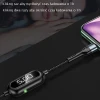 Кабель Usams US-SJ423 U48 Display FC USB-A to Lightning 2A 1.2m Black (SJ423USB01)