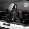 Автотримач з функцією бездротової зарядки Usams CD132 15W Car Holder Wireless Charger Air Vent Automatic Black (CD132ZJ01)
