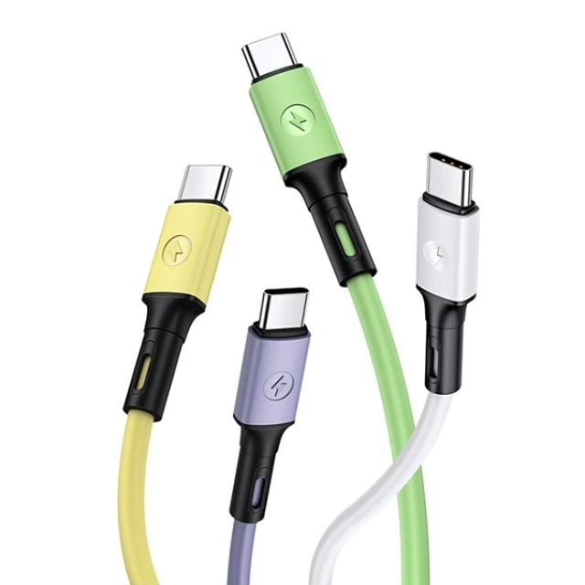 Кабель Usams US-SJ436 U52 FC USB-A to USB-C 2A 1m Yellow (SJ436USB03)
