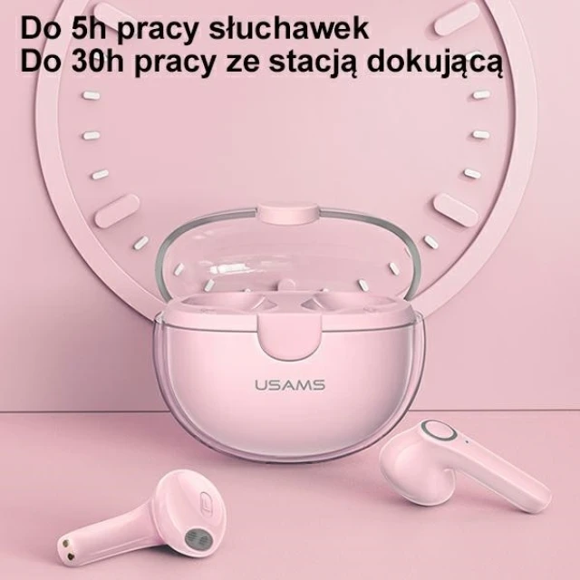 Бездротові навушники Usams BU Series TWS Bluetooth 5.1 Green (BHUBU03)