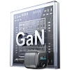 Мережевий зарядний пристрій Usams CC338 T75 GaN Smart Digital Display 65W USB-C Tarnish (CC338TC01)