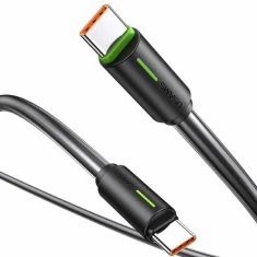 Кабель Usams YR Series USB-C to USB-C 60W 1 m Black (SJ734USB01)