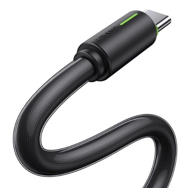 Кабель Usams YR Series USB-C to USB-C 60W 1 m Black (SJ734USB01)