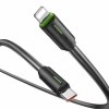 Кабель Usams YR Series USB-C to Lightning 30W 1 m Black (SJ735USB01)