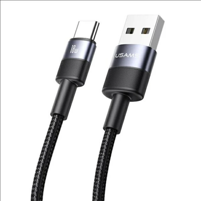 Кабель Usams USB на USB-C 3A 1.2m Fast Charging Tarnish (SJ718ZJ01)