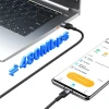 Кабель Usams USB на USB-C 3A 1.2m Fast Charging Tarnish (SJ718ZJ01)