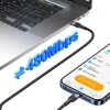 Кабель Usams USB-C на USB-C Fast Charging Tarnish (SJ724USBSG01)