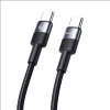 Кабель USAMS USB-C на USB-C 60W 1.2m плетений (30 шт) (SJ724ZJ01)