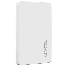 Портативний зарядний пристрій Usams CY Series FC/PD 5000mAh 20W USB-C White (5KCD23103)