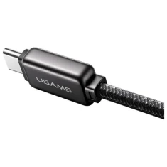 Кабель Usams Meteor Series USB-C to USB-C 100W 1.2 m Titanium (SJ744USB02)