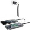 Мережевий зарядний пристрій Usams JC Series PD 20W USB-C with Built-In USB-C Cable Black (CC261TC01)