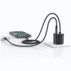 Мережевий зарядний пристрій Usams JC Series PD 20W USB-C with Built-In USB-C Cable Black (CC261TC01)